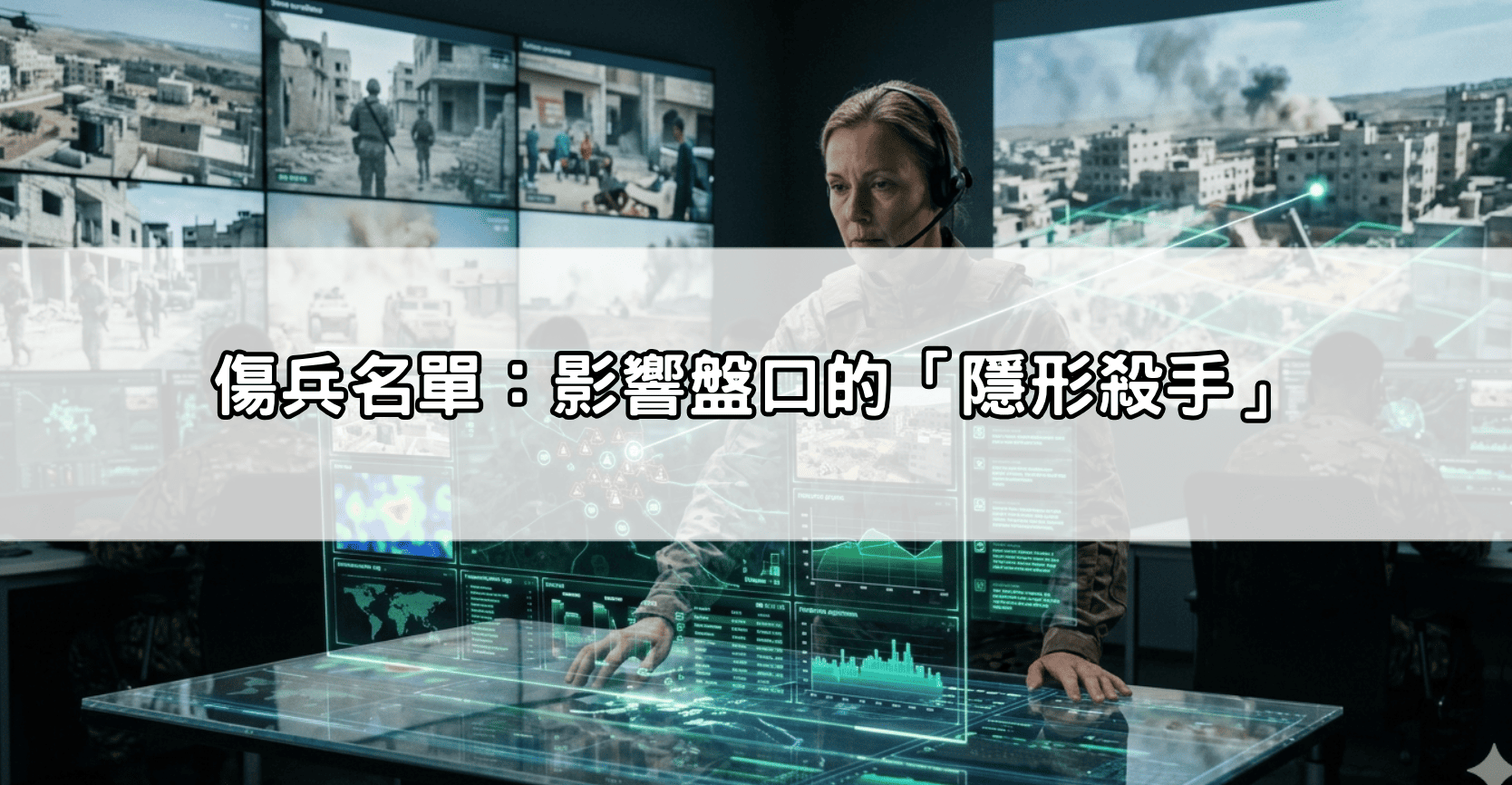 傷兵名單:影響盤口的「隱形殺手」