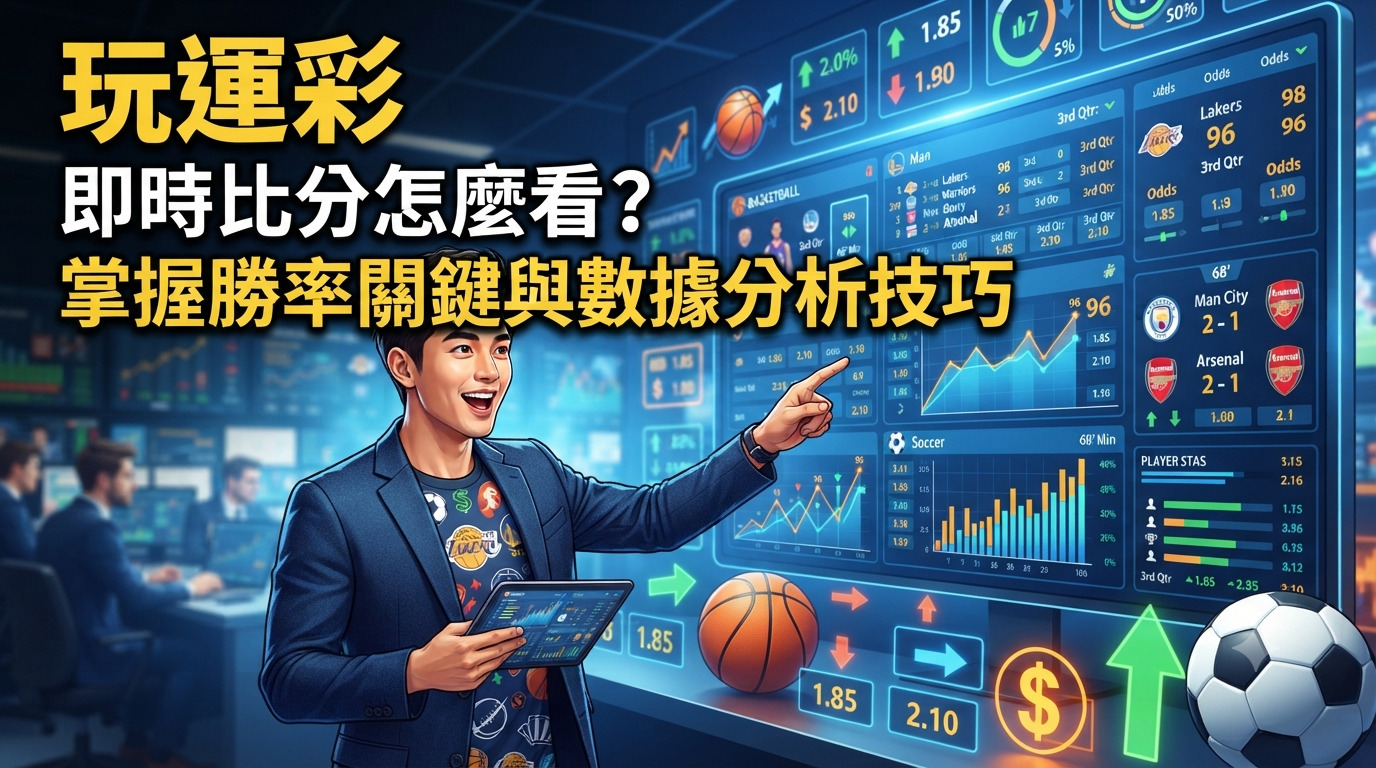 玩運彩即時比分怎麼看？掌握勝率關鍵與數據分析技巧